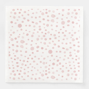 Guardanapo De Papel De Jantar Rosa Confetti Watercolor Doe Papel Napkin