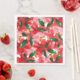 Guardanapo De Papel De Jantar Rosa vermelha Paper Janta Napkins