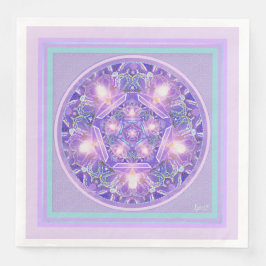 Guardanapo De Papel De Jantar Roxo W1