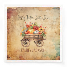 Rustic Harvest Napkin costume de ação de graças