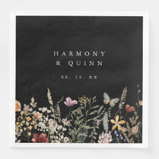 Guardanapo De Papel De Jantar Rustic Wildflower Paper Napkins Wedding Decor