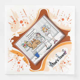 Guardanapo De Papel De Jantar Second Opinion | Get Well Dinner Napkin