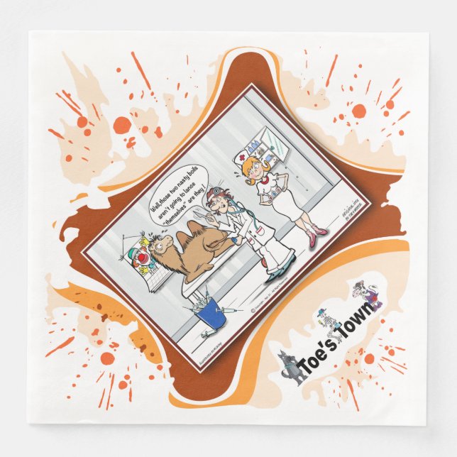 Guardanapo De Papel De Jantar Second Opinion | Get Well Dinner Napkin (Frente)