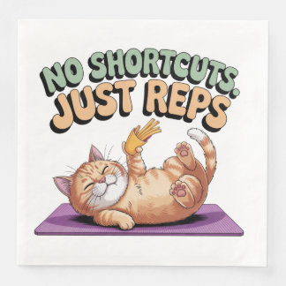 Guardanapo De Papel De Jantar Sem Atalhos. Apenas Reps