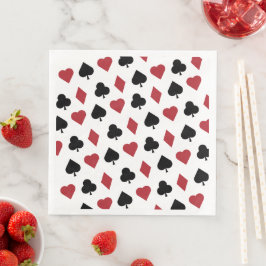 Guardanapo De Papel De Jantar Servilleta de papel de cena naipes