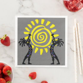 Guardanapo De Papel De Jantar Sudoeste do Deserto Indiano Kokopelli