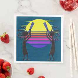 Guardanapo De Papel De Jantar Sudoeste do Deserto Indiano Kokopelli