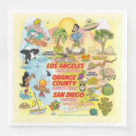 Guardanapo De Papel De Jantar Sunset SoCal