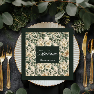 Guardanapo De Papel De Jantar Tableware Dourado Elegante Napkins Personalizado