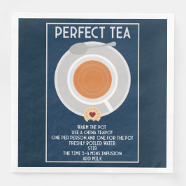 Guardanapo De Papel De Jantar Tea Wall Art Poster Impressão