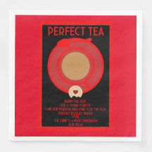 Tea Wall Art Poster Impressão