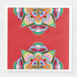 Guardanapo De Papel De Jantar Tiger Dragon Mandala Paper Napkins