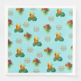 Guardanapo De Papel De Jantar Tropica - Aqua