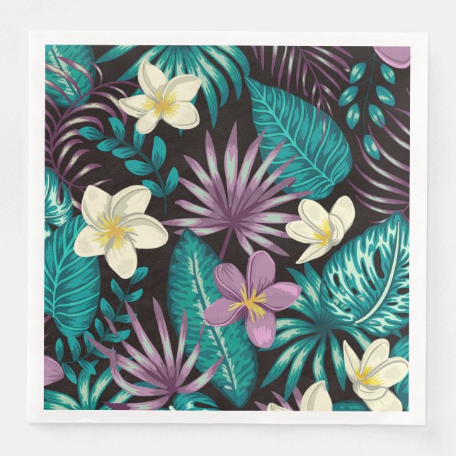 Guardanapo De Papel De Jantar Tropical Nights (Frente)