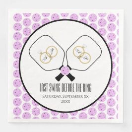 Guardanapo De Papel De Jantar Último Balanço Antes do Jogo Pickleball