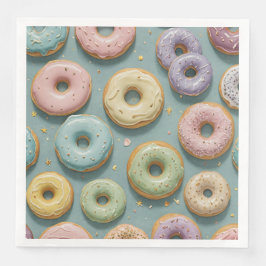 Guardanapo De Papel De Jantar Um Sonho Caprichoso de Donuts Pastel