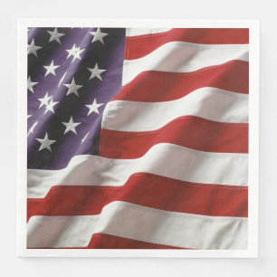 Guardanapo De Papel De Jantar Uma bandeira americana