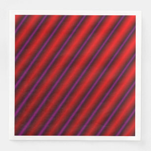 Guardanapo De Papel De Jantar Vermelho, roxo e preto Laser-Como a linha teste