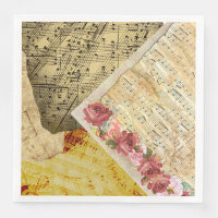 Vintage Sheet Music, Musical Notes, Piano Rosas