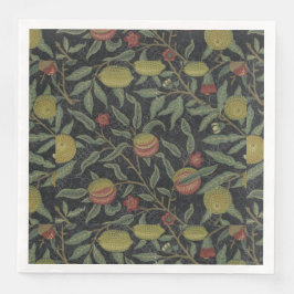 Guardanapo De Papel De Jantar Vintage Victorian William Morris Fruta Folhas