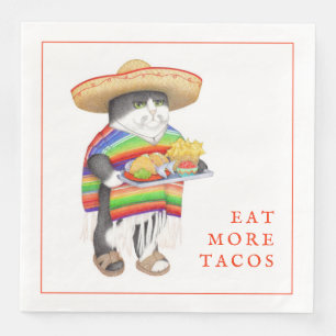 Guardanapo De Papel De Jantar WENDELITO Coma Mais Tacos Guardanapo de Jantar Pad