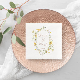 Guardanapo De Papel De Jantar Wildflower Wedding