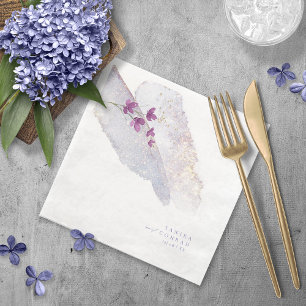 Guardanapo De Papel De Jantar Wildflower Wedding Watercolor Paint Str Peri ID954