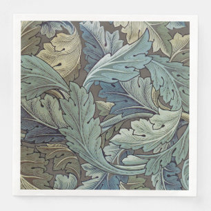 Guardanapo De Papel De Jantar William Morris Acanthus Sage Flor de Floral Botâni