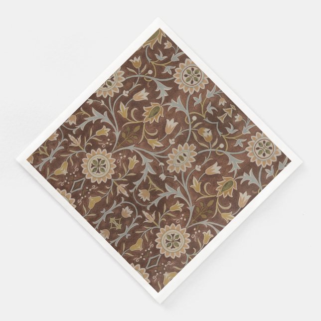Guardanapo De Papel De Jantar William Morris Little Flower Carpet (Canto)