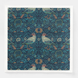 Guardanapo De Papel De Jantar William Morris Vintage Floral Birds