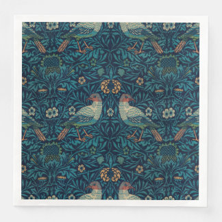 Guardanapo De Papel De Jantar William Morris Vintage Floral Birds