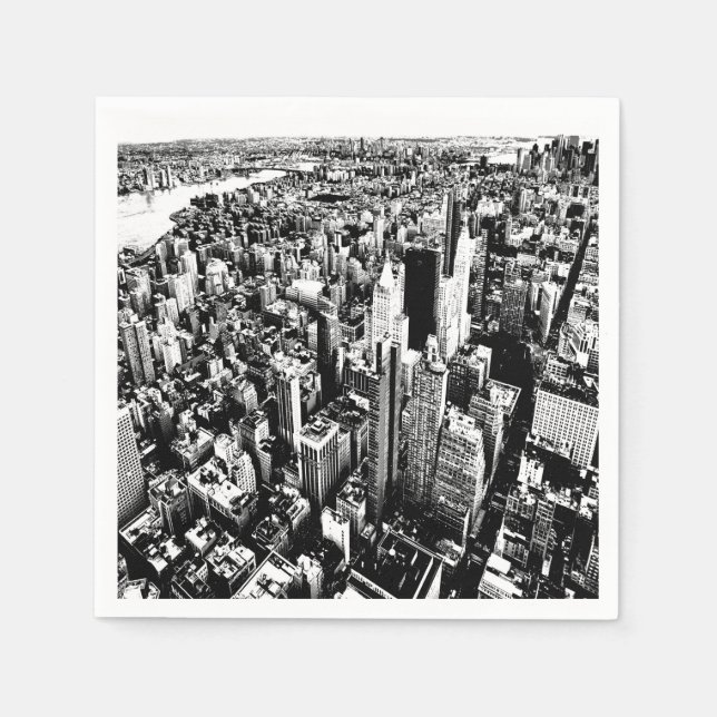 Guardanapo De Papel De Manhattan ao céu (Frente)