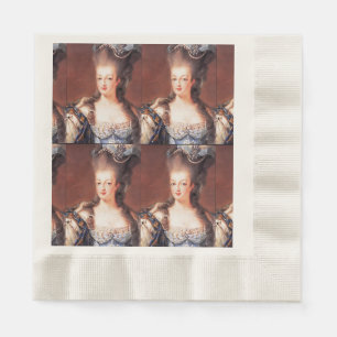 Guardanapo de papel de Marie Antoinette do francê