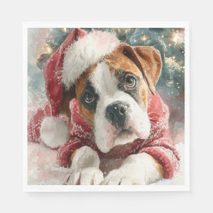 Guardanapo de Papel de Natal Boxer