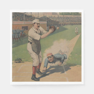 Guardanapo de papel de Poster de basebol