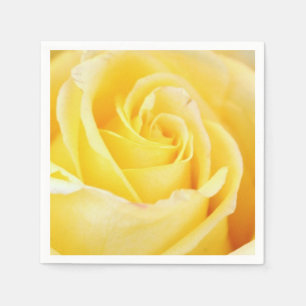 Guardanapo de papel de rosa amarelo