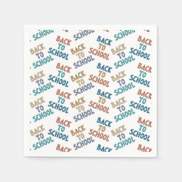 Guardanapo De Papel De volta à escola