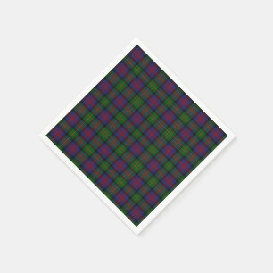 Guardanapo de papel de xadrez de Tartan de Logan