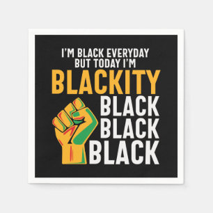 Guardanapo De Papel Décima Junta Liberdade Negra hoje Eu sou negra
