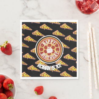 Guardanapo De Papel Decoração de Aniversário Festa de Pizza | Tema Div