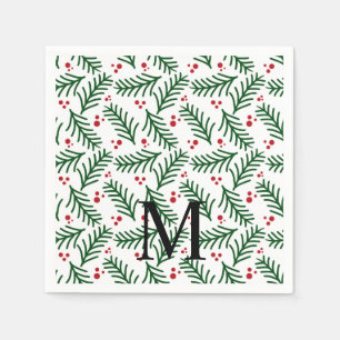 Guardanapo De Papel Decoração de Natal com Frutas INITIAL Moderno Feri