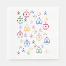 Guardanapo de Papel - Decorações de Árvore de Nata