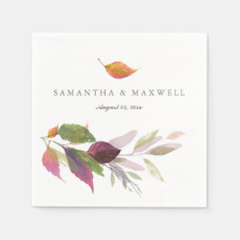 Guardanapo De Papel Decorações Rústicas de Casamento Folhas de Outono