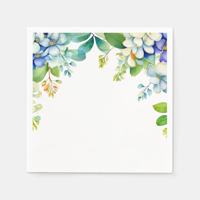 Guardanapo De Papel Decorative hanging flowers (Frente)