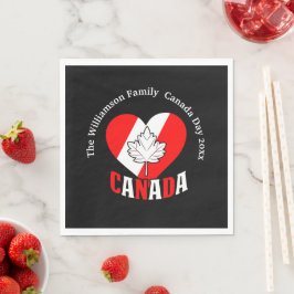 Guardanapo De Papel Definições de Festa no Dia do Canadá Personalizar 