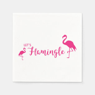 Guardanapo De Papel Deixe-nos Flamingle