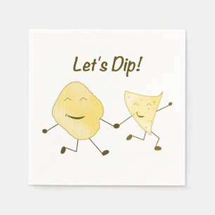 Guardanapo De Papel Deixe-nos mergulhar! (Batata dos desenhos animados
