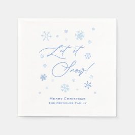 Guardanapo De Papel Deixe-o ir à festa de Natal