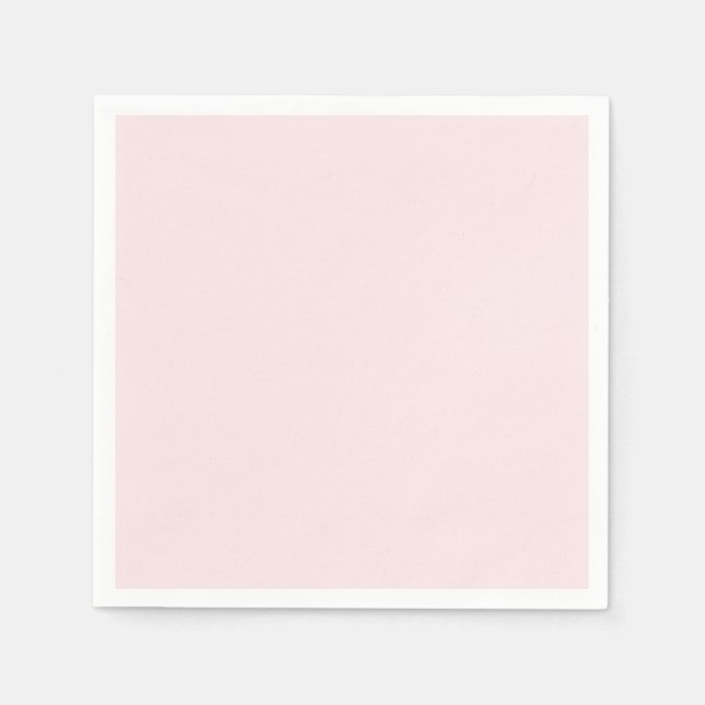 Guardanapo De Papel Delicar cor sólida vermelhidão clara rosa (Frente)