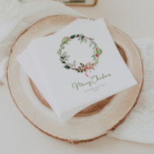 Delicar Watercolor Wreath Natal